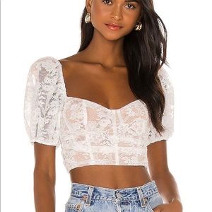 For Love and Lemons Rosalie top
